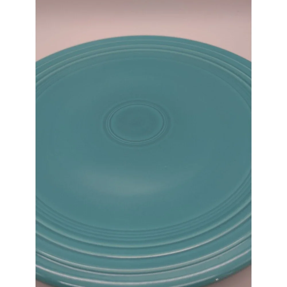 Vtg Fiesta Ware Turquoise HUGE 14.25